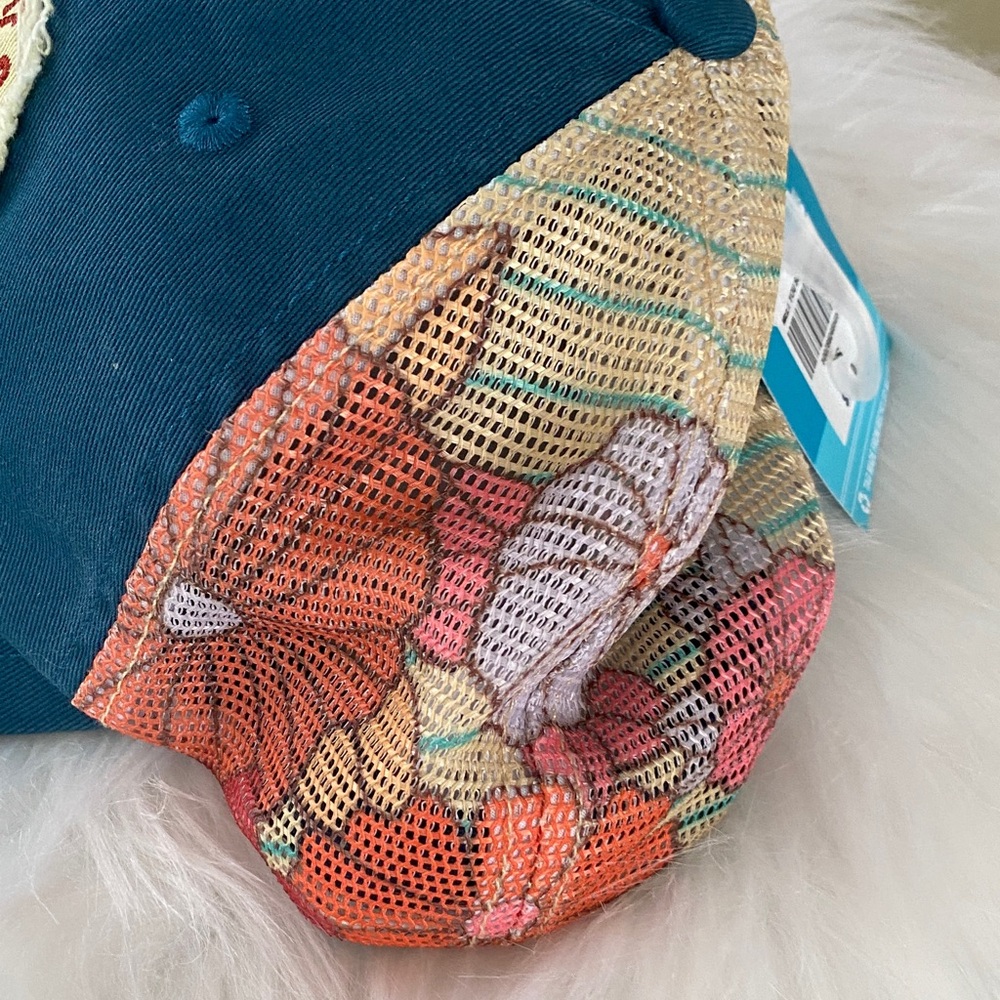 NWT Wurl Blue and Multicolor Meet you at Sunset one size fits most - Picture 5 of 10